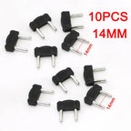 10pcs FUCHU 3mm RCA Banana Plug Terminal Block 14/18mm Pitch Cable Connector Plug Richie's Center spacing 14mm