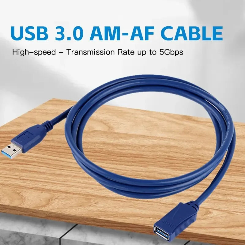 USB 3.0 Extension Cable Male to Female – 5Gbps Super Speed USB Extension Cable Richie's
