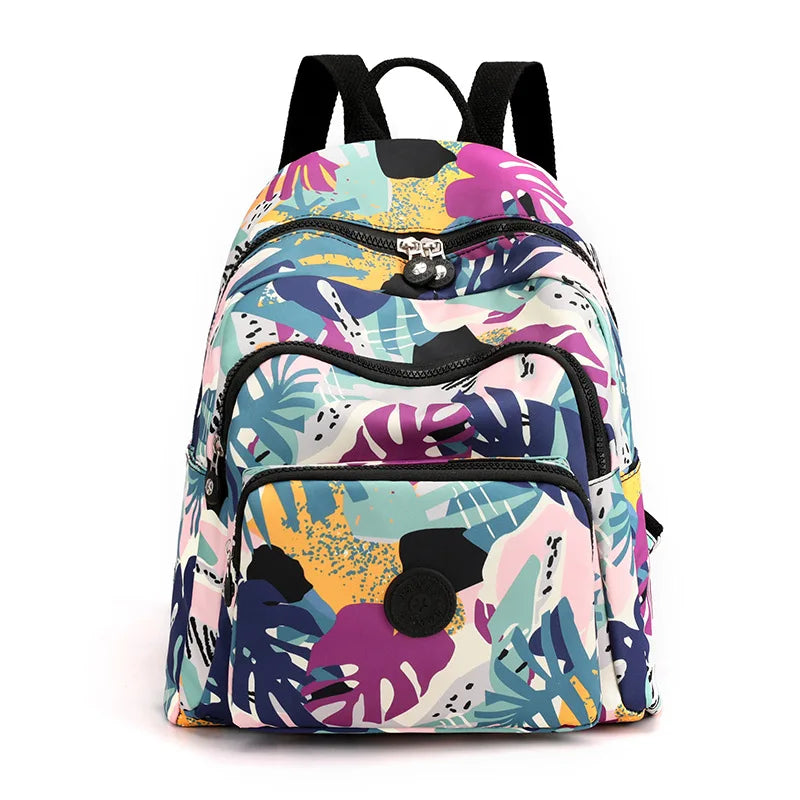 Women's Waterproof Nylon Backpack – Casual Travel School Bag Women's Backpack Richie's style 2 B