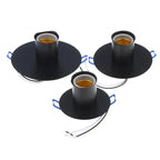 E27 Ceramic Lamp Holder Heat-Resistant Metal Spring Bracket Lamp Socket Holder Richie's