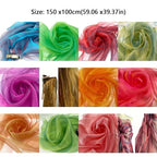 150x100cm Two-Tone Gradient Organza Fabric | Soft Sheer Craft Organza Craft Fabric Richie's