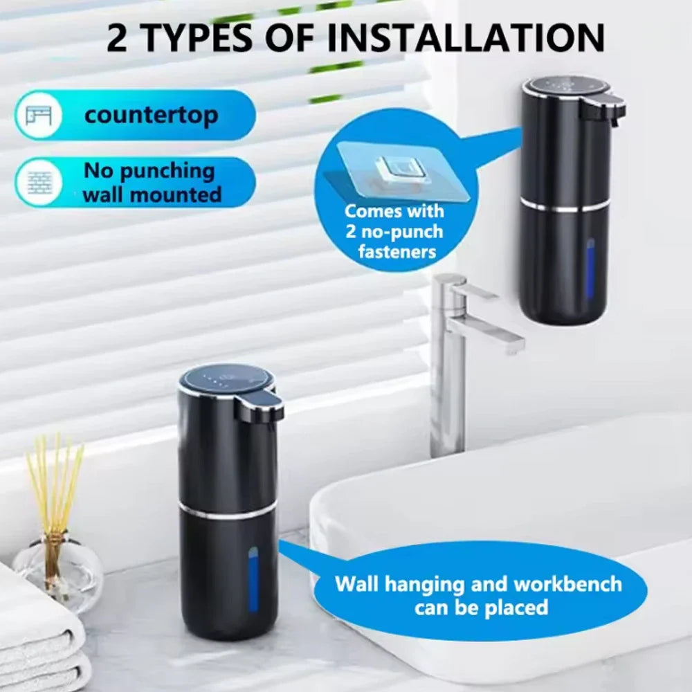Automatic Foam Soap Dispenser Wall-Mounted | USB Rechargeable Soap Dispenser Richie's