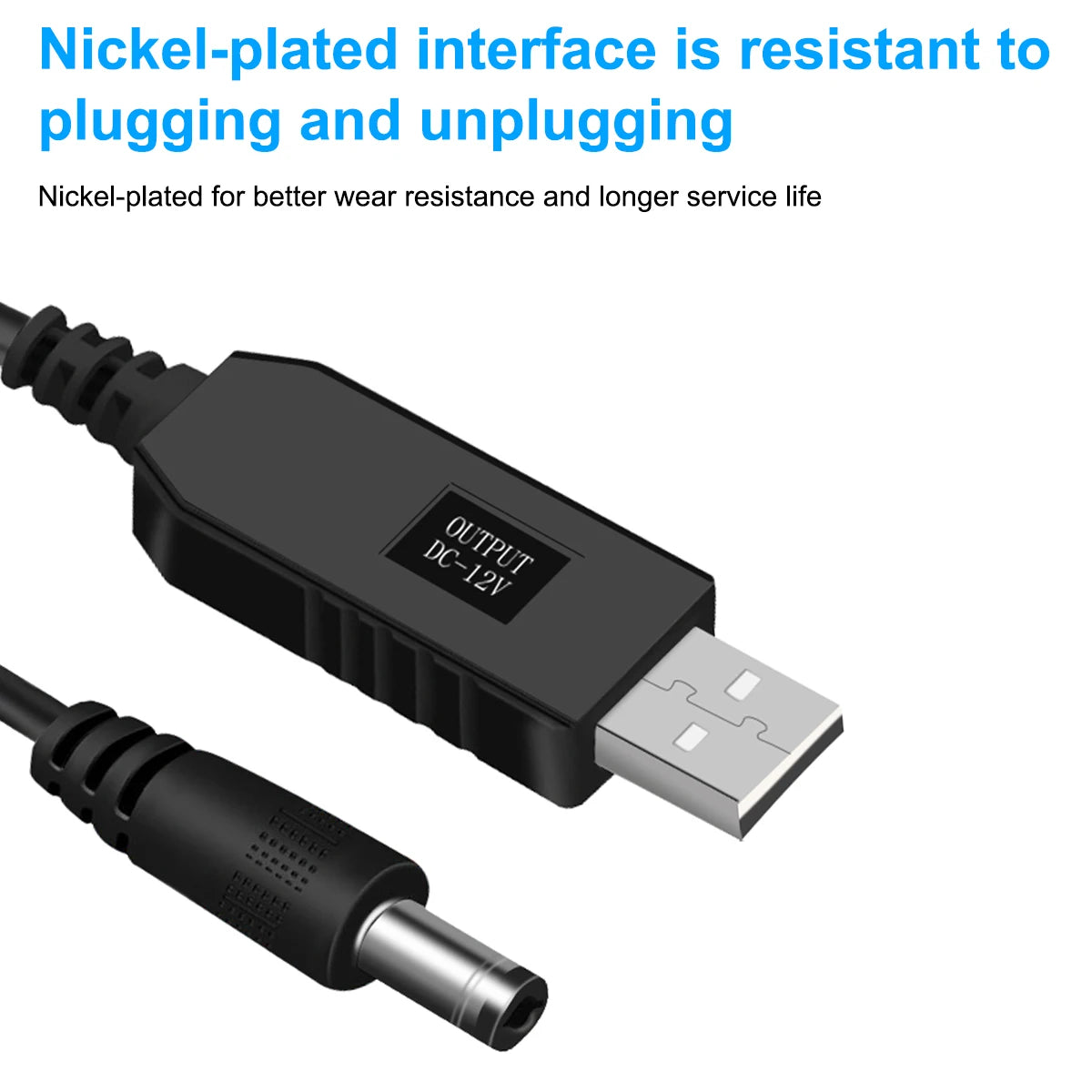 USB 5V to 12V Step-Up Power Boost Converter Cable – 1M USB Voltage Converter Richie's