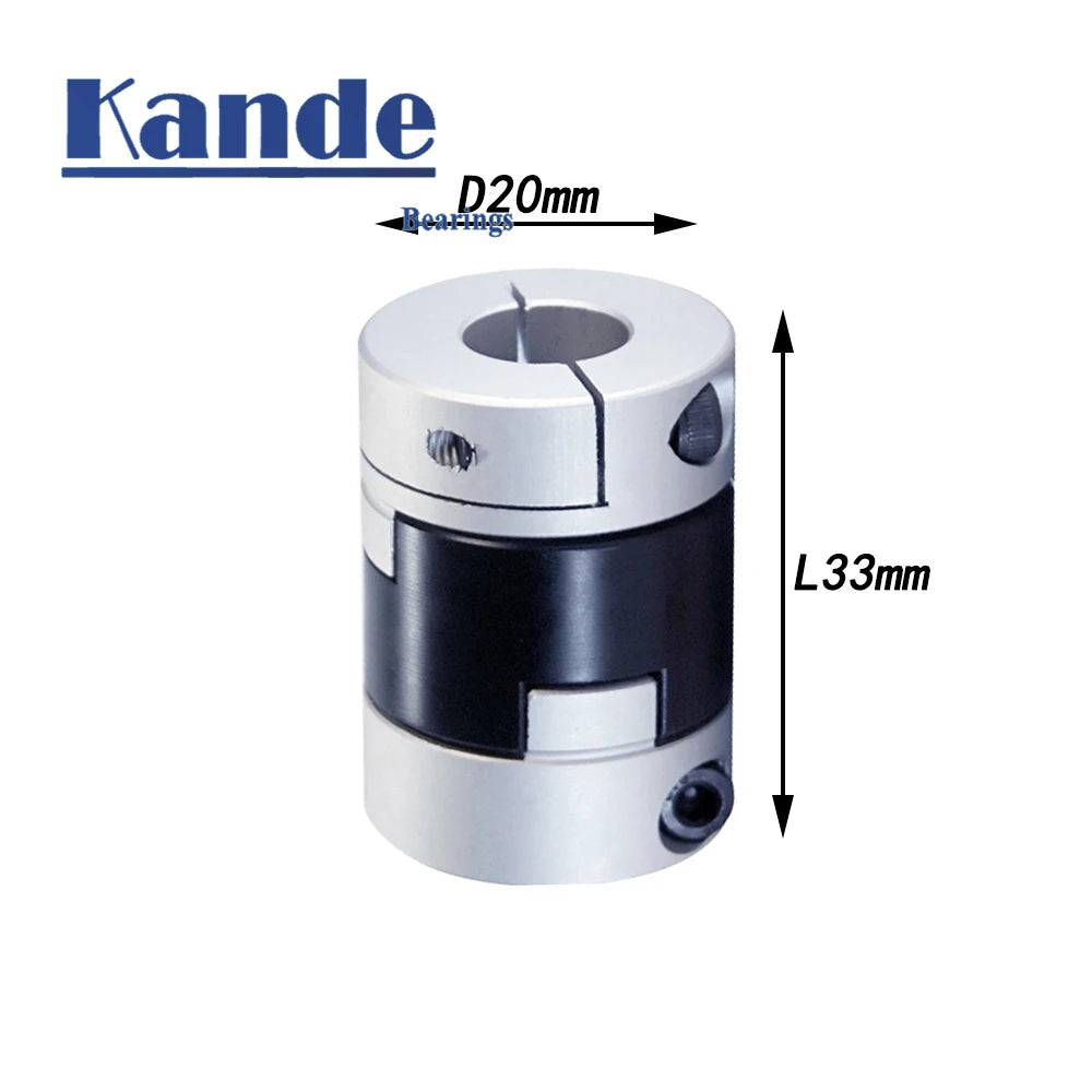 Oldham Slider Coupling D20L33 High Torque CNC Motor Drive Shaft Shaft Coupling Richie's 6.35x6.35