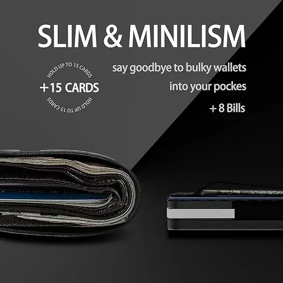 MagSafe Wallet AirTag Slot RFID Blocking Carbon Fiber Slim Magnetic Card Wallet Richie's