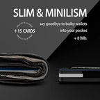 MagSafe Wallet AirTag Slot RFID Blocking Carbon Fiber Slim Magnetic Card Wallet Richie's