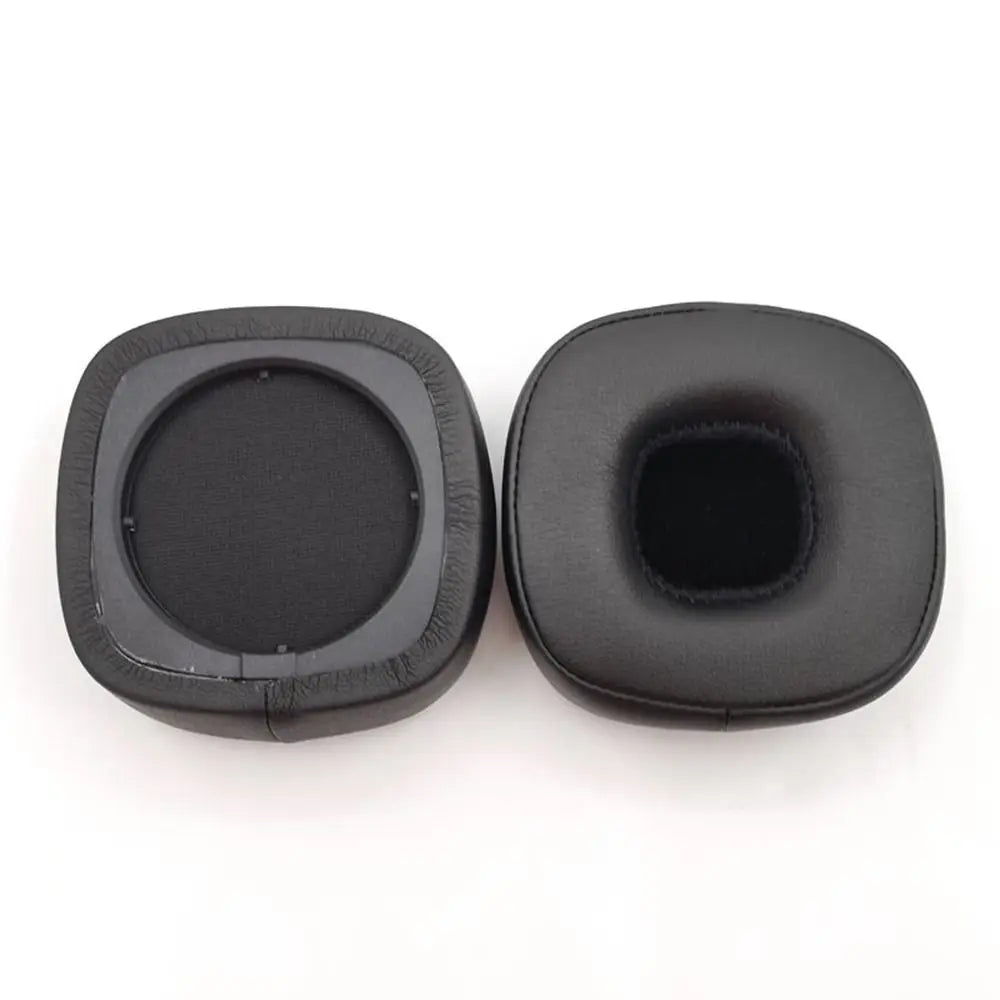 Leather Memory Foam Ear Pads for Marshall Major IV Headphones Headphone Ear Pads Richie's black