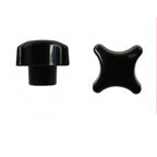 2Pcs Star Knob M4–M12 Brass Insert Black Plastic Thumb Nut Thumb Nut Knob Richie's