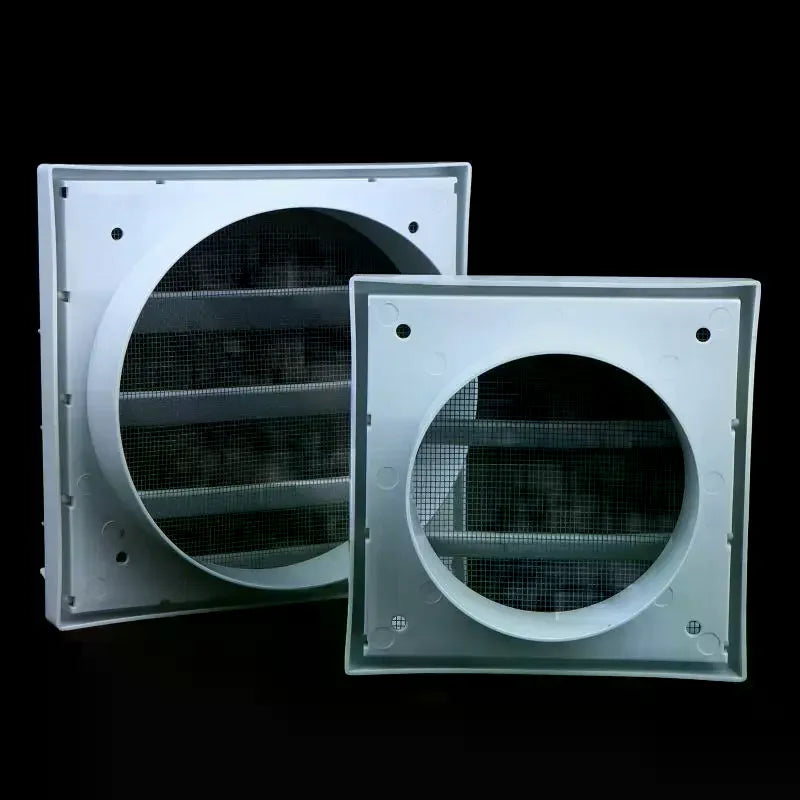 White Plastic Vent Cover Grille – One-Way Exhaust & Waterproof Exhaust Vent Cover Richie's