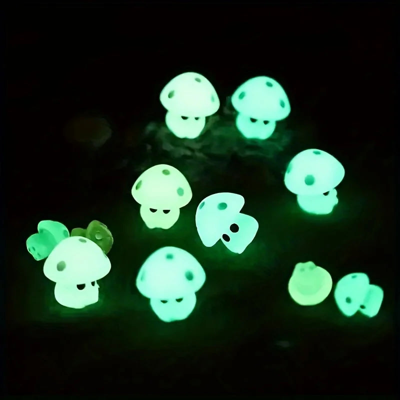 Glow-in-the-Dark Resin Mushrooms – Home, Garden & Party Decor Resin Mushroom Decor Richie's