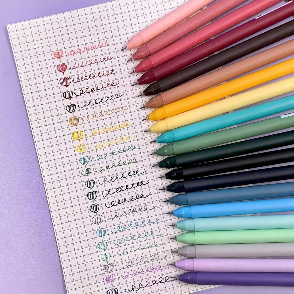 20-Color Gel Pen Set – Planners, Scrapbooks & Art Gel Pen Set Richie's