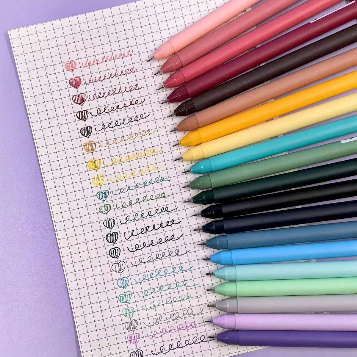 20-Color Gel Pen Set – Planners, Scrapbooks & Art Gel Pen Set Richie's