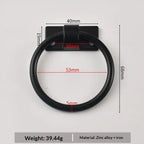 Zinc Alloy Round Ring Pull Handle – Rustproof Cabinet Hardware Cabinet Ring Pull Richie's A2