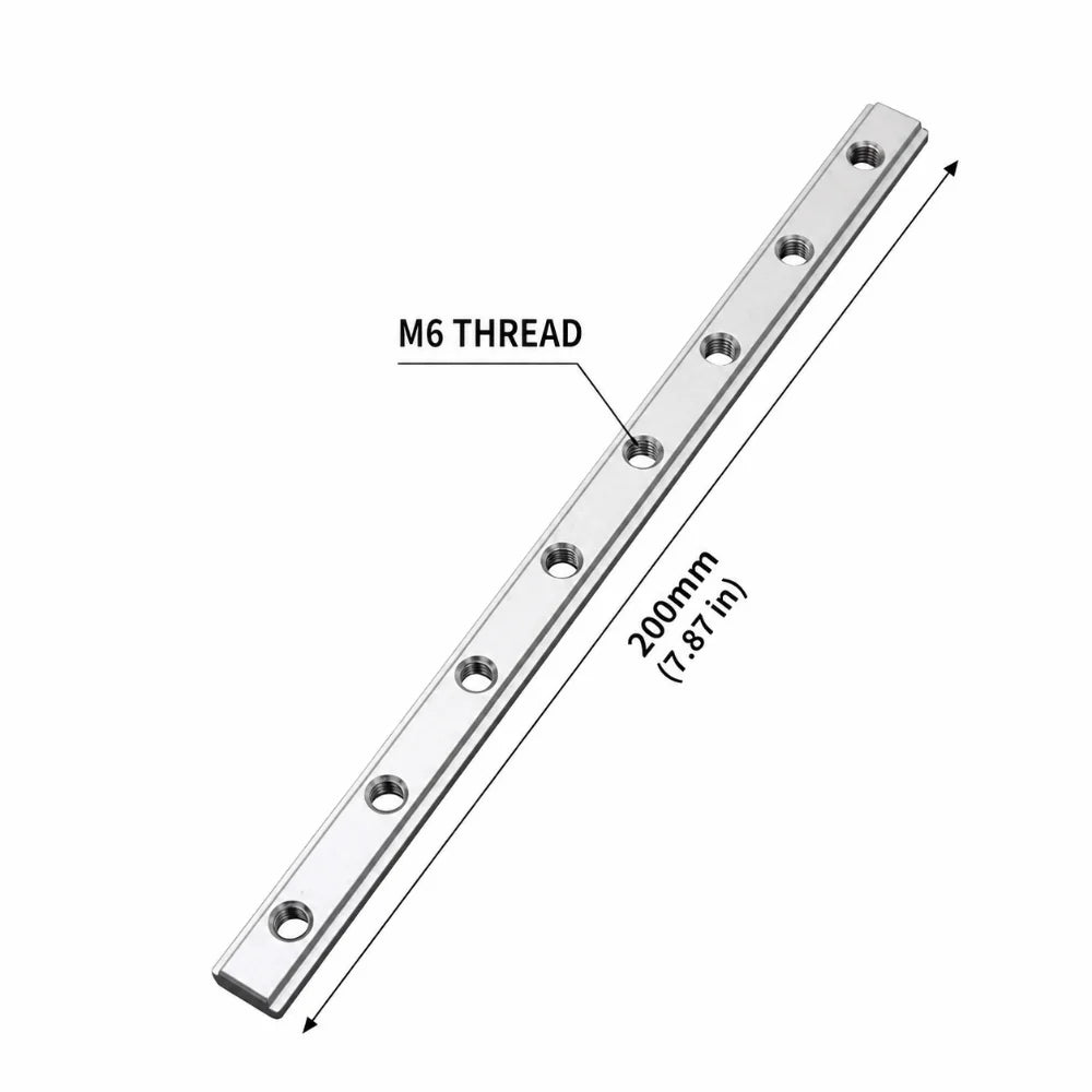 Aluminum Alloy Miter Track Jig T-Slot M6 Slider Rail Guide Miter Track Jig Richie's