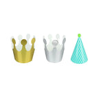 11Pcs Kids Birthday Crown & Party Paper Hats – Photo Prop Set Party Hat Set Richie's