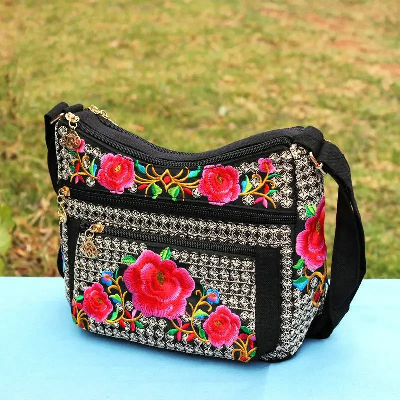 Yunnan Ethnic Embroidered Crossbody Shoulder Bag for Women Embroidered Crossbody Bag Richie's style13