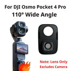 DJI Osmo Pocket 4 Pro 110° Wide Angle Lens – Optical Glass Camera Lens Attachment Richie's