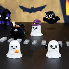 Halloween Miniature Pumpkin Ghost Figurine Desk Ornament Decor Halloween Figurine Richie's