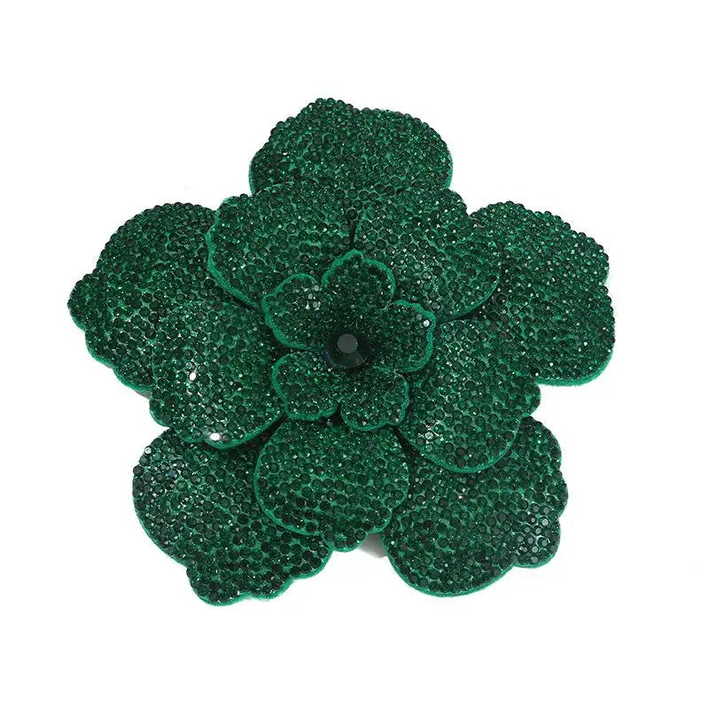 3D Camellia Rhinestone Flower Patch – DIY Sewing Embellishment Rhinestone Flower Patch Richie's A5