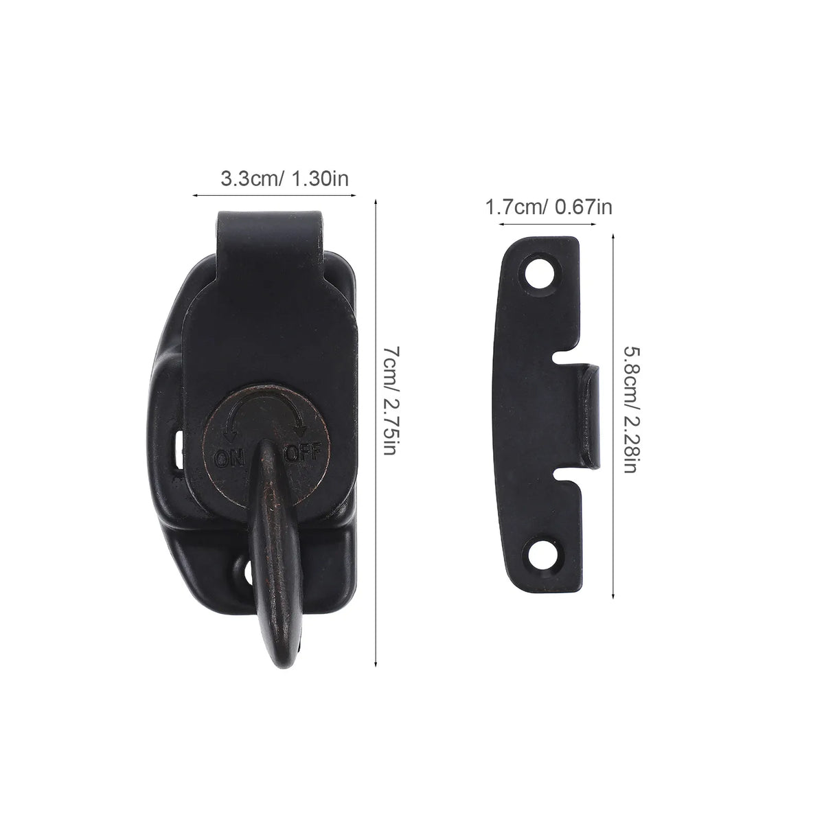 Heavy Duty Iron Table Leaf Latches & Lock Buckles | Dining Table Furniture Latch Hardware Richie's