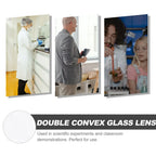 Double Convex Glass Lens 50mm 100mm FL – STEM Physics Lab Optical Glass Lens Richie's