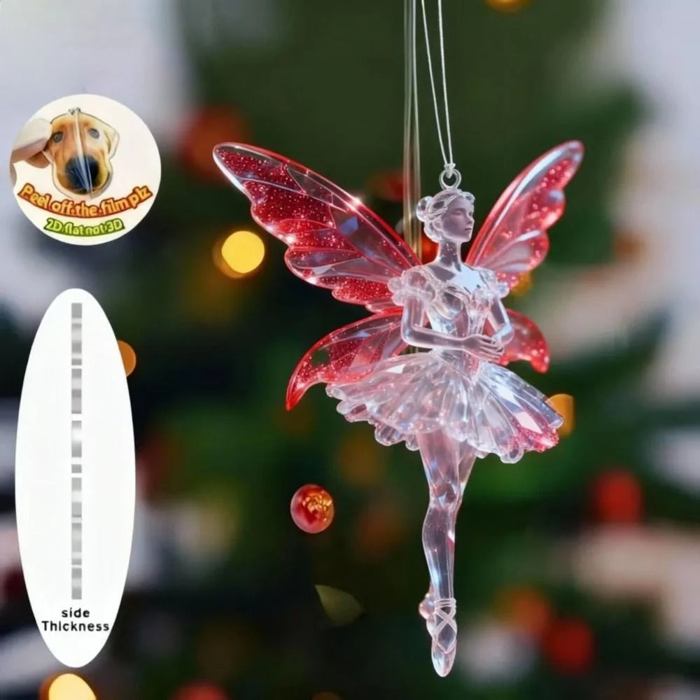 2D Acrylic Christmas Pendants – Ballerina, Horse & Angel Charms Christmas Ornament Pendant Richie's 9