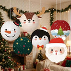 Cartoon Christmas Hanging Lanterns – Deer, Penguin & Santa Christmas Hanging Lantern Richie's