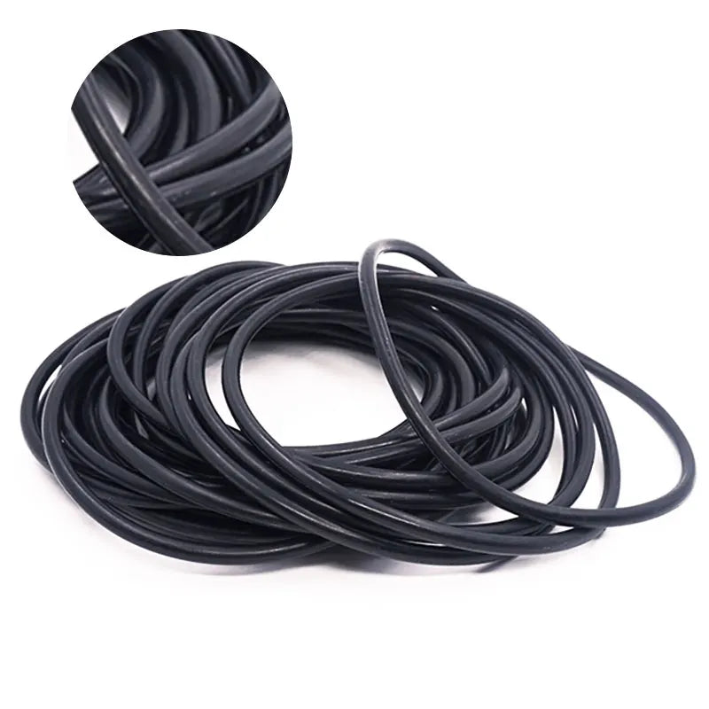 5-Pack Black NBR O-Rings CS5.7mm OD52-100mm Nitrile Gasket Nitrile O-Ring Gasket Richie's