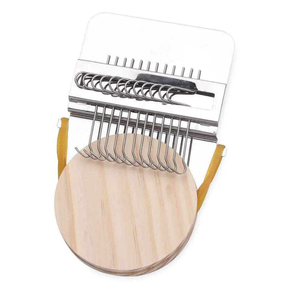 Speedweve Small Loom Darning & Weaving Mending Tool Kit Weaving Loom Tool Richie's 12 hooks