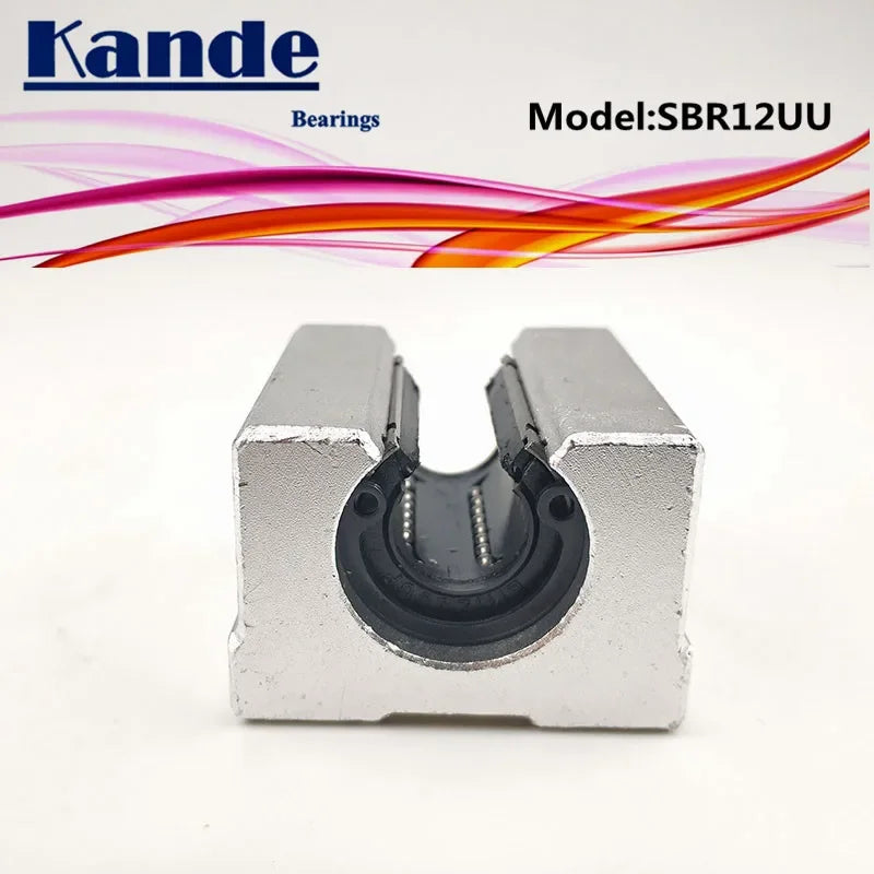 SBR12UU Open Bearing Block 4pcs – 12mm CNC Linear Guide Slide Linear Bearing Block Richie's