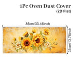 Microwave Oven Dust Cover 85x35cm Oil-Proof Washable Polyester Appliance Dust Cover Richie's 9