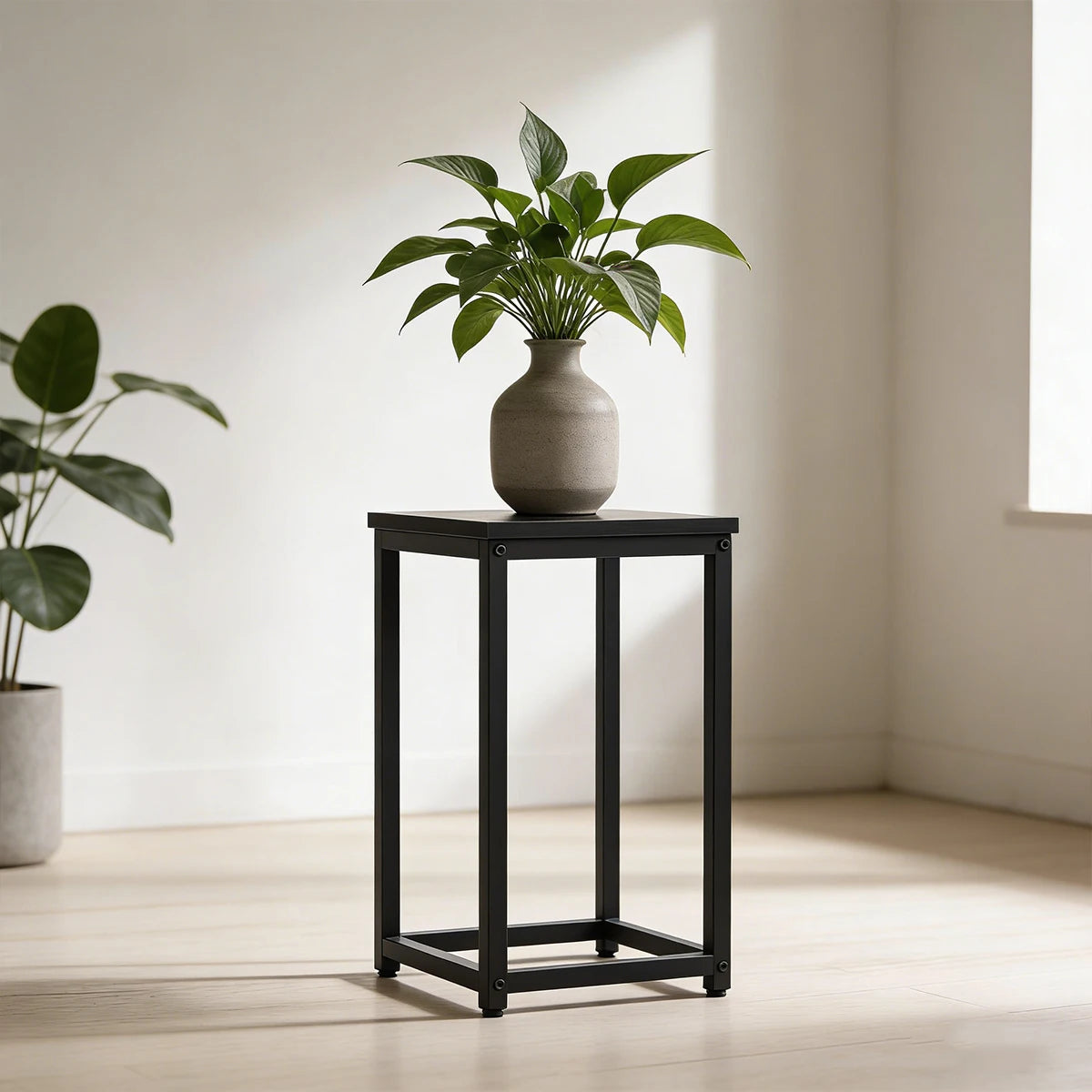 Metal Plant Stand 40cm Square Pedestal – Heavy Duty Indoor Plant Stand Richie's