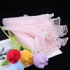 Pearl Lace Wave Mesh Flower Bouquet Wrapping Cloth 28cm x 4 Yds Floral Wrapping Mesh Richie's