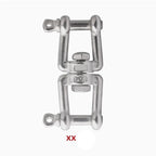 304 Stainless Steel Double Ended Swivel Eye Hook Connector Swivel Eye Hook Richie's XX M12