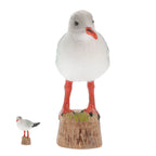 Seagull Figurine Nautical Bird Statue Miniature Home Décor Decorative Figurine Richie's