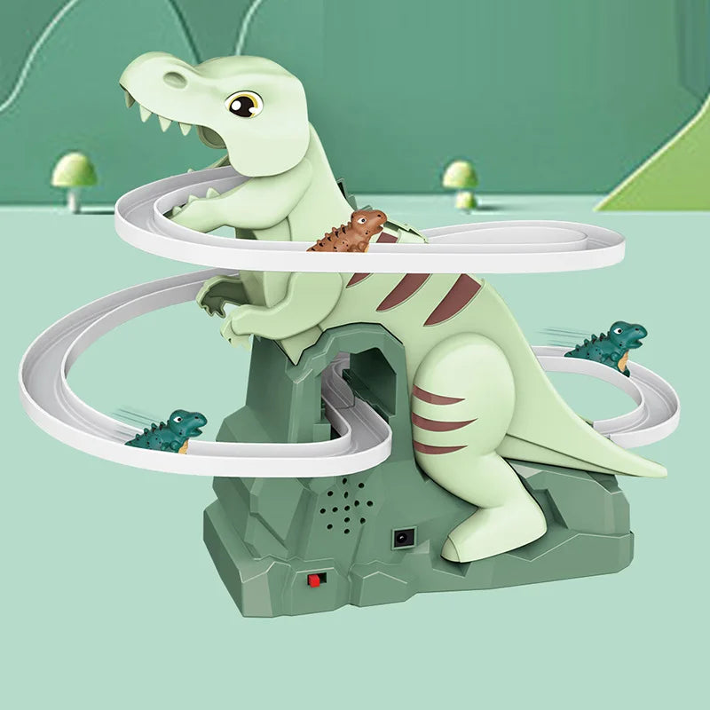 Dinosaur Climbing Slide Music Toy with 3 Dinosaurs | Kids Gift Electric Dinosaur Toy Richie's 551A-619