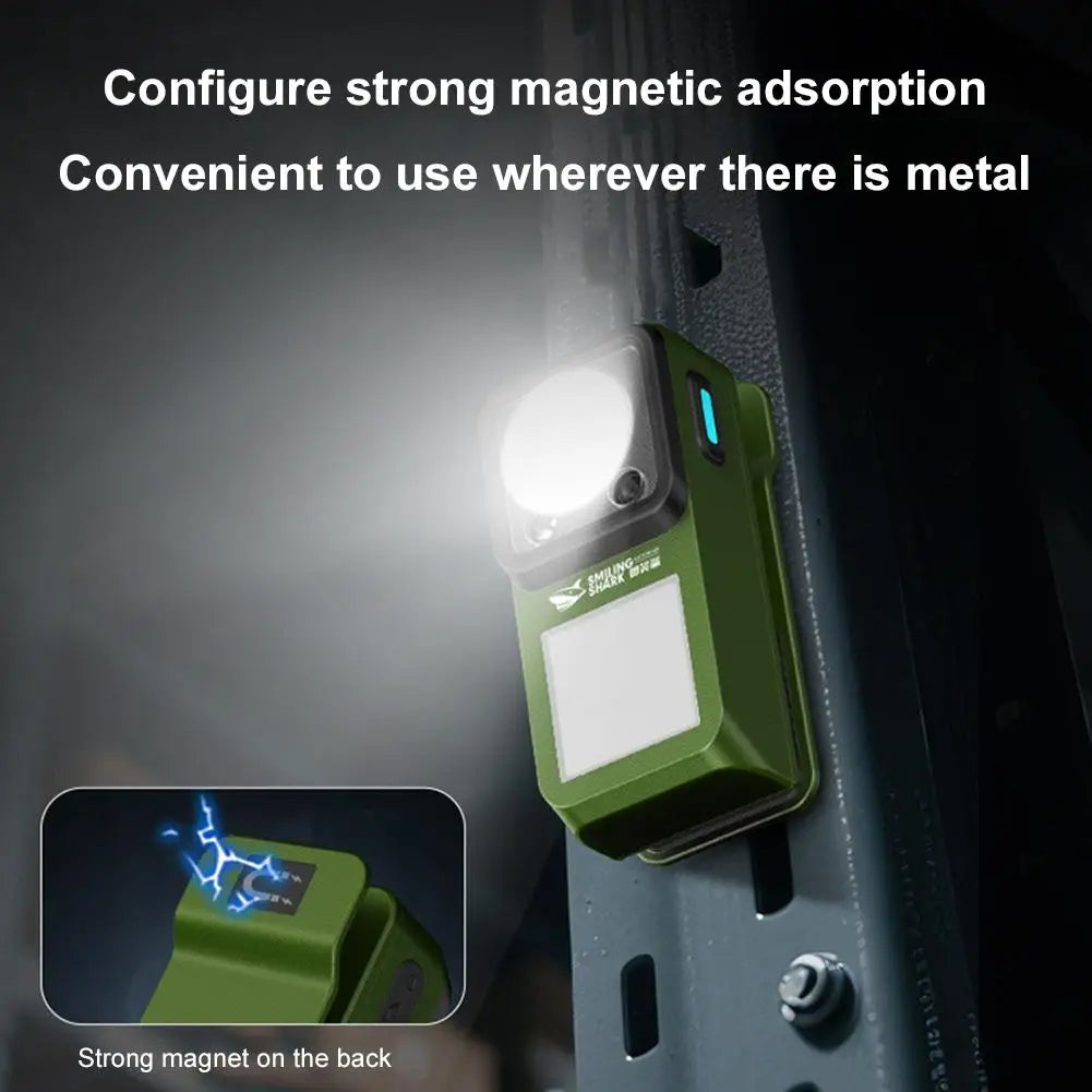 EDC Clip-On Cap Light Type-C Rechargeable Magnetic Flashlight Clip-On Flashlight Richie's