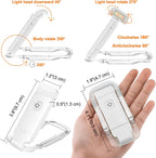 KEBINCPLED LED Clip-On Book Light USB Rechargeable 200mAh LED Book Light Richie's