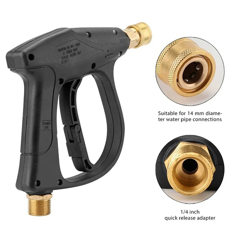 Pressure Washer Gun M22-14mm Aluminum Core + 5 Color Tips Pressure Washer Gun Richie's