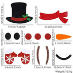 Large Christmas Window & Door Stickers – Snowman, Santa, Reindeer Christmas Wall Stickers Richie's