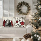 Reversible Christmas Pillow Covers – Santa & Reindeer Zip Christmas Pillow Cover Richie's