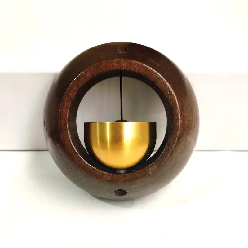 Black Walnut Wood Magnetic Door Bell – Hanging Entry Chime Decorative Door Bell Richie's