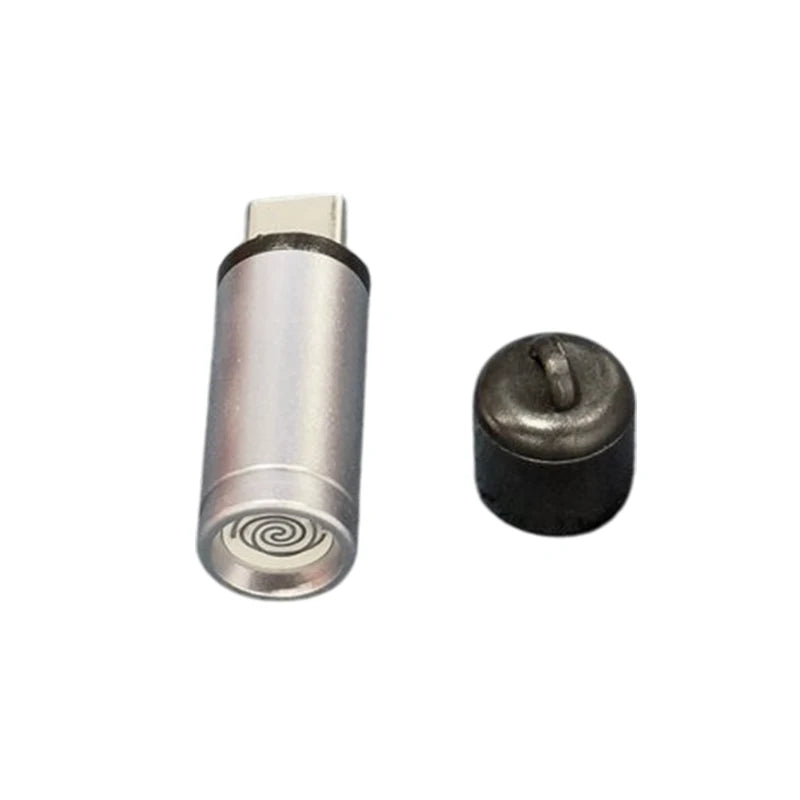 Type-C USB Flameless Electric Arc Lighter – Mini & Compact Electric Arc Lighter Richie's Silver