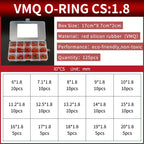 NBR Silicone FKM O-Ring Repair Kit – 1.8mm & 2.65mm Gasket Set O-Ring Repair Kit Richie's 85-VR-BW125M