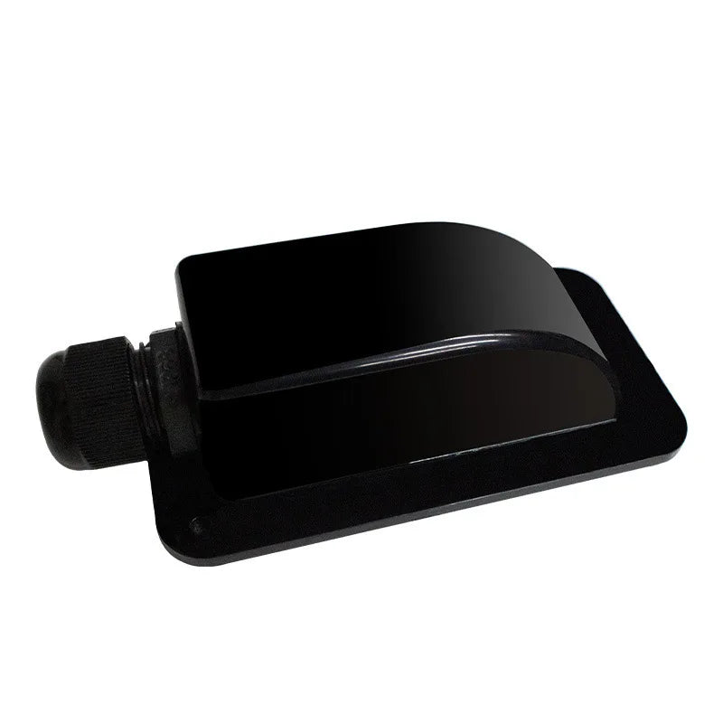 Solar Cable Entry Gland Box for RV Caravan Yacht Motorhome Solar Cable Gland Box Richie's black