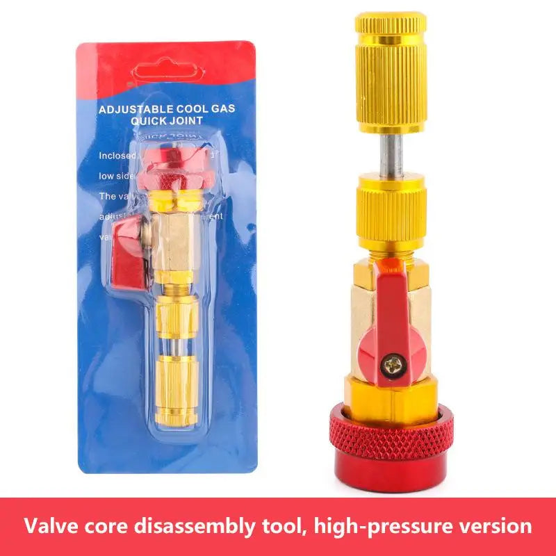 R134A AC Valve Core Remover Wrench Tool – R134 & R12 AC Valve Core Tool Richie's Red