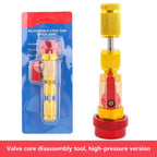R134A A/C Valve Core Remover Tool – Brass, R12 Compatible AC Valve Core Tool Richie's Red