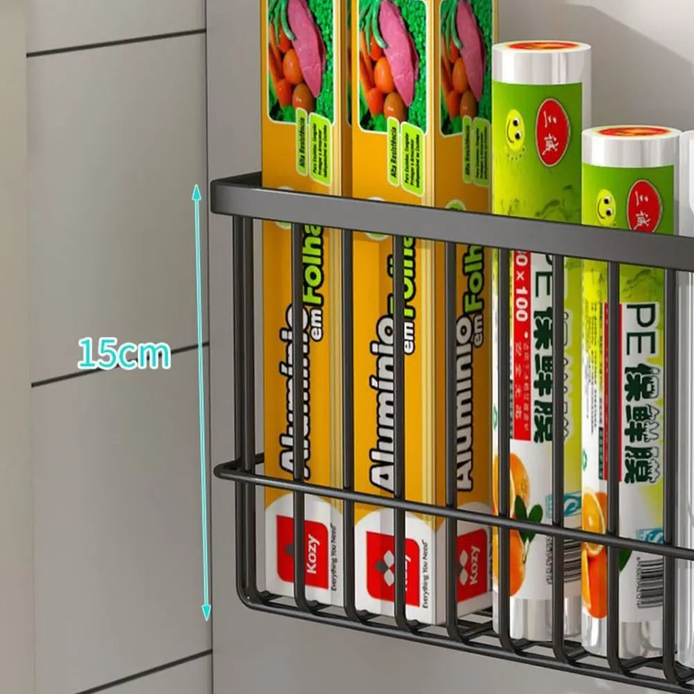 Magnetic Wall Storage Basket – No-Drill Kitchen Organizer Magnetic Storage Basket Richie's