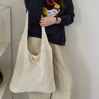Large Capacity Knitted Crochet Shoulder Bag for Women Knitted Shoulder Bag Richie's