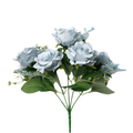 5-Head Silk Artificial Hydrangea Flowers – Lifelike Faux Bouquet Artificial Silk Flowers Richie's Blue